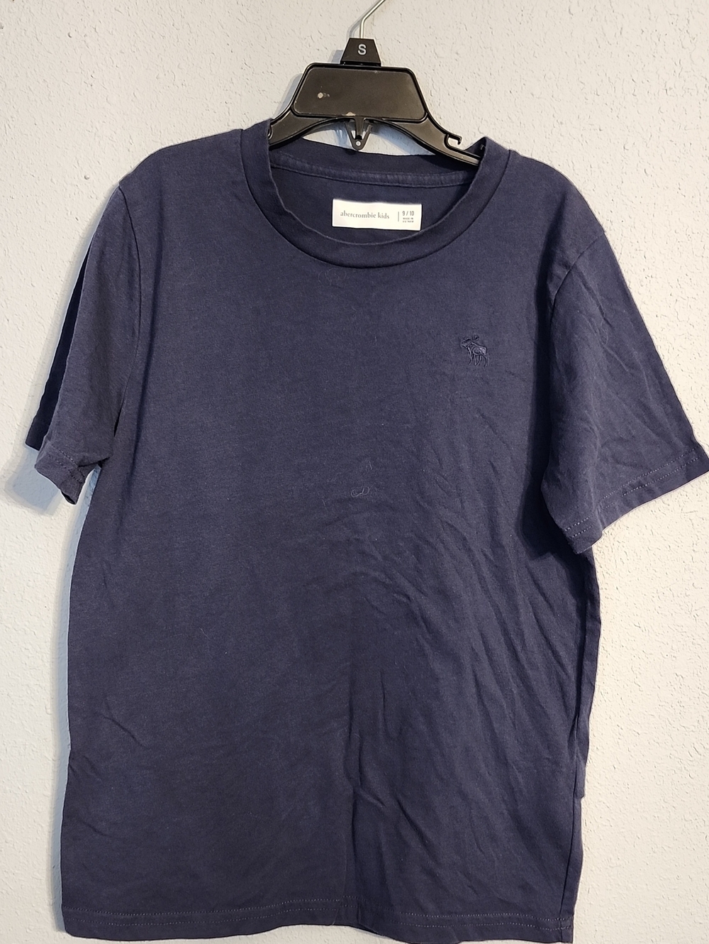 Abercrombie kids Navy Short Sleeve Crew Tee
